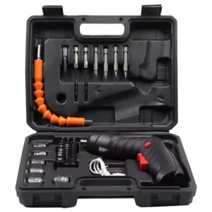 Mini Household Electric Drill & Cordless Screwdriver 3.6V Lithium Battery Power Tools Set for DIY Household Maintenance & Repair