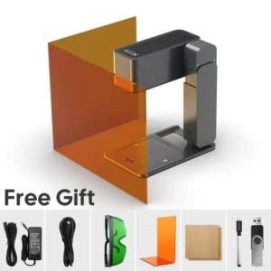 Mini Laser Engraver Portable 5W Laser for Craft Business Mini Desktop Engraver Produces Wood Earrings Leather Ornaments