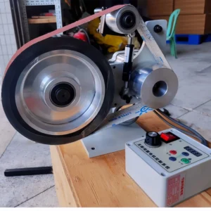 Mini Multi Function Belt Sander Electric Bench Grinder with Motor for Wood Metal Polishing High Accuracy 2-Year Warranty