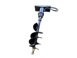 Mini Skid Steer Spiral Drill Pro Grade Hydraulic Earth Auger Forestry Fence Post Hole Digger