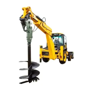 Motor Drive Drilling Hydraulic Earth Auger Auger Drill For Excavator Digging Machines Hole Digger Auger