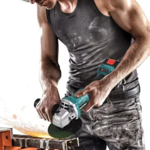 Mulinsen Portable Lithium Ion Brushless Angle Grinder Metal Cutting Machine Electric Mini Angle Grinder