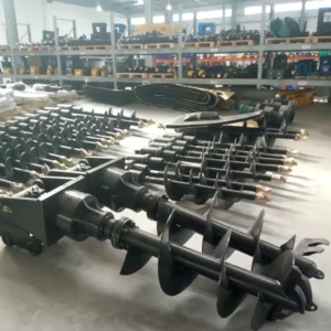 Multi-purpose Mini Excavator Attachments Earth Auger Drill High-Power Ground Drill Machine