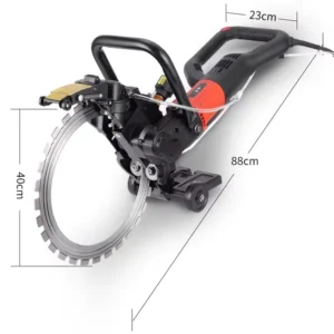Multifunctional Brushless Ring Saw Wall Grooving Machine with Ring Blade Concrete Cutter