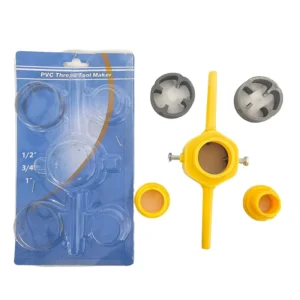 NPT Pipe Threader Kit 1 2 3 4 1 Inch 3 Dies Manual Hand Tool PVC Threading