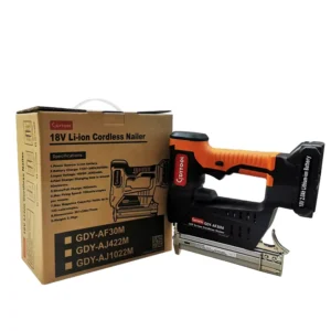 New Developed 18V Cordless F30 Brad Nailer DIY Grade with Battery Power Source Nail Gun GDY AF30M