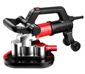 New Red Handheld Brushless Concrete Coarse Grinder 20mm Depth Floor Grinding Dust Free Self Aspirating Coarse Grinder