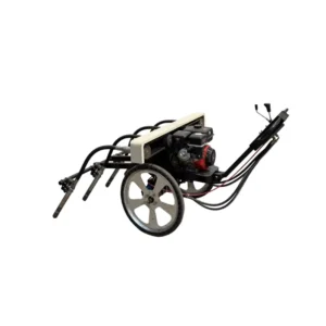 New manual construction equipment concrete vibrator with engine and motor used for surface cement vibration