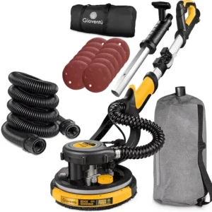 OEM Manufacturer Drywall Sander 780W Adjustable Powerful Vacuum Attachment Auto Dust Absorption Dustless Wall Sander 26 Power