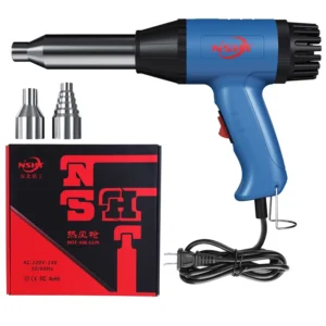 OEM Supplier Dual Temperature Portable 500W Hot Air Heat Gun Electric Plastic Welding Gun