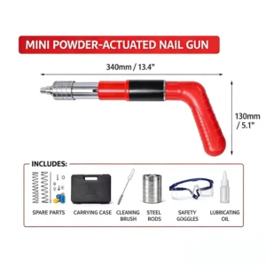 OEM Support Mini Nails Shooting Gun Household Wall Fastening Tool Industrial Concrete Gun for Guardrail Installation