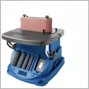 Oscillating Belt Spindle Sander Bench Multifunctional Polishing Machine Motor 0.45kW for Wood Metal Finishing
