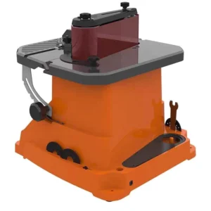 Oscillating Belt and Spindle Sander Bench Belt Sander Multifunctional Polishing Machine with Motor for Wood Metal Finishing