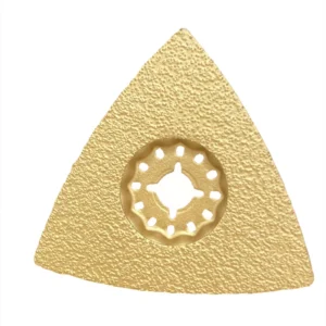 Oscillating Tool Triangular Tungsten Steel Grinding Discs Brazed Diamond Triangular Grinding Discs Alloy Grinding Discs