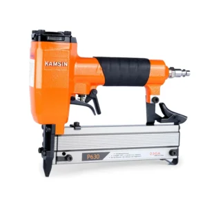 P630 Pneumatic 23 Gauge Pin Nailer Accepts 3/8 to 1-3/16 in Pin Nails Headless Pin Nail Gun with Trigger Safety