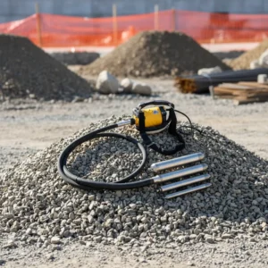 PME EV Eccentric Concrete Vibrator 2.2kw Electric Motor 12000 18000VPM High Frequency Vibrator for Building Foundation