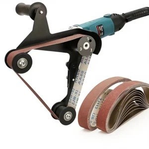 Pipe Belt Sander 1080W Corded Electric 6 Variable Speeds for Pipe Tube Polishing Woodworking and Metal Rust Removal