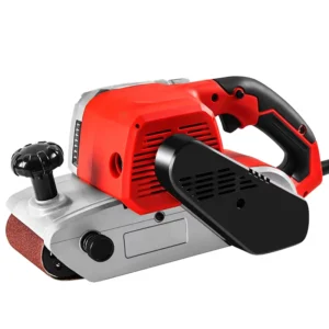 Portable 1000W Electric Wide Belt Sander Hand Held Speed Adjustable Grinder for Wood Metal Polishing for Furniture Workshop