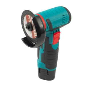 Portable 12V Lithium Ion Battery Angle Grinder 1200W Industrial Grade 100mm Grinding Disc for Efficient Polishing Slide Switch