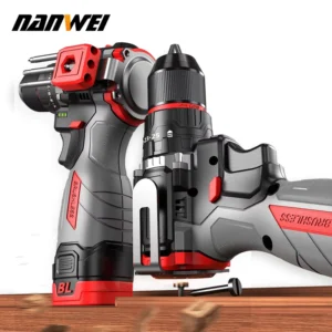 Portable 16.8v Brushless Hammer Drill Without Battery 45N.m Brushless Tappable Electric Drill Household Hand Drill