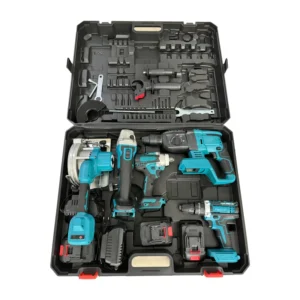 Portable 5 in 1 Brushless Power Tool Set OEM ODM Lithium Battery Cordless Multi function Impact Drill Tool Set