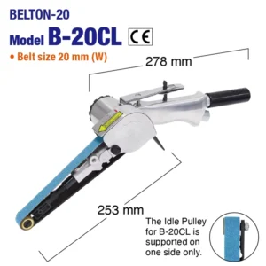 Portable Air Belt Sander Handheld Pneumatic Grinder Professional Automotive Repair Polishing Tool