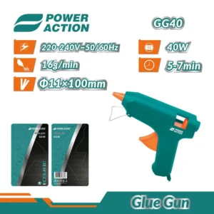 Portable Anti-drip Nozzle Anti-scald Shell 3-5 Minutes Fast Heating 40W Mini Electric Hot Melt Glue Gun