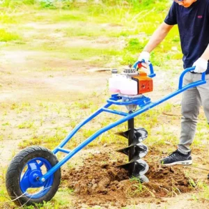 Portable Borehole Drilling Machine Small Ground Earth Auger Gasoline Drill for Farm Use