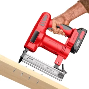 Portable Electric Cordless Nail Gun with 1022J Standard Wireless Tacker for 4 to 22mm Outdoor Nailing Tasks