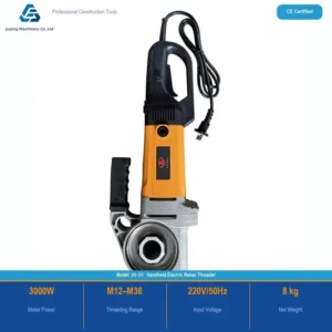 Portable Electric Rebar Thread Rolling Machine 3000W M12 M36 On Site Rebar Coupler Tool