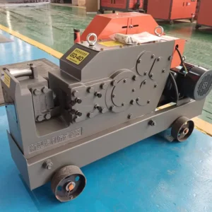 Portable GQ60 Hydraulic Rebar Cutter Automatic Gear Motor Driven Straightening and Cutting Machine