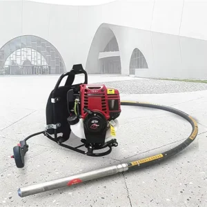 Portable Gasoline Backpack Concrete Vibrator 2.44m Flexible Shaft Equipped With High Power Gasoline Engine