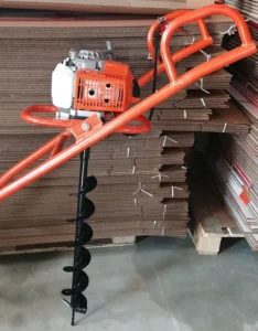 Portable Gasoline Engine Power Earth Augers Driller for On the go Construction Work