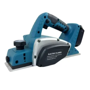 Portable Heavy-Duty Industrial Wood Planer 18V Brushless Cordless Electric Steel Alloy Construction for Carpenter Construction