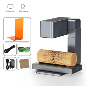 Portable Mini DIY 5W Laser Engraving Cutting Machine Plywood Paper Acrylic Coated Metal Glass Wood Leather Plastic Rubber