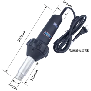 Portable PVC Tarpaulin Canvas Welding Machine Heater Heat air Gun 1600W 2000W 3400W Industrial Heat Guns