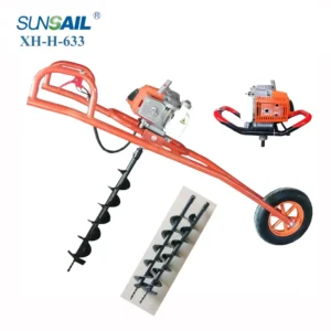 Portable Power Earth Auger Drill Gas Ground Earth Auger Driller
