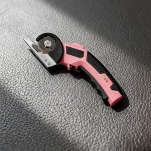 Portable Rechargeable Electric Fabric Cutter Cordless Handheld Ambidextrous Scissors for Leather Carpet Paperboard Power Shears