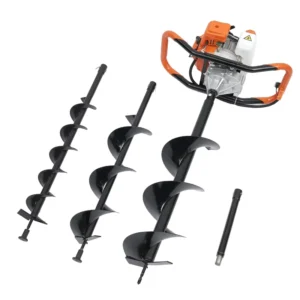 Power 52 62cc Metal Earth Hole Digger Drill Portable Two stroke 2.4kw 1E48F Earth Auger Drill Post Hole Digger