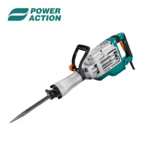 Power Action Heavy Duty Industrial Quality 2200W 55J Demolition Breaker Hammer Drill