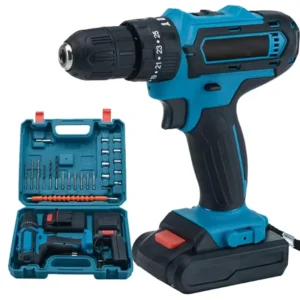 Power Drills Kit 21V Portable Cordless Impact Drill Hand Tools