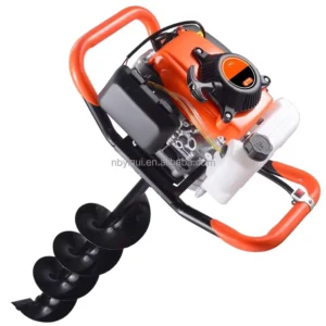 Power Earth Auger 4 Stroke Earth Augers Digger Machinery Hole Digger Machine for Ground Hole Drilling 144F 55CC