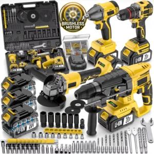 Power Tools High Performance Cordless Drills 18V 1.5Ah Cordless Drill Cordless Screwdriver Drill Lithium Battery Power Tools Kit