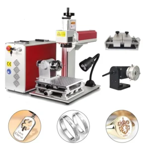 Precision Level Galvo Jewellery Laser Engraving Machine Jpt Mopa Fiber Laser Marking 20W-100W Supports DXF/BMP/AI Formats
