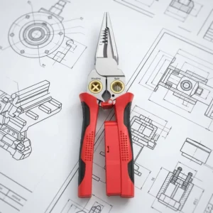 Pro 8-in-1 Wire Stripper Cutter Voltage Tester Dual Alarms Heavy Duty Stainless Steel 12-250V AC/DC Electrical Hot Neutral
