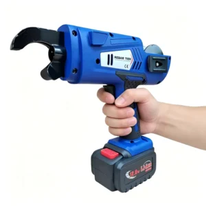 Professional 12.8V Automatic Rebar Tying Machine Cordless Electric Rebar Tier with 2 Batteries for Building Reinforcement Tool