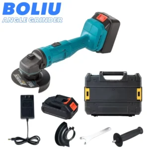 Professional 1200W Small Angle Grinder Powerful Cordless Electric Tool With Practical Battery Lightweight for DIY Projects