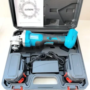 Professional 125mm Brushless Industrial Grade 9000 RPM Angle Grinder Slide Switch Battery Powered DIY Polishing Cutting Power