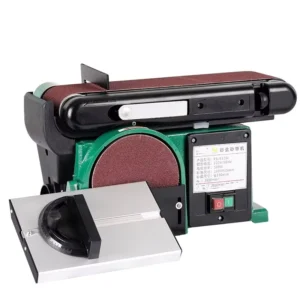Professional 15cm Adjustable Belt Sander 6 Inch Disc Bench Belt Machine for Wood Polishing Grinding Belt and Disk Sander Machine