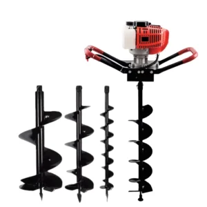 Professional 52cc Earth Auger 2 Stroke Power Drills EA520 Hand Push Drilling Machine with Drill Bit